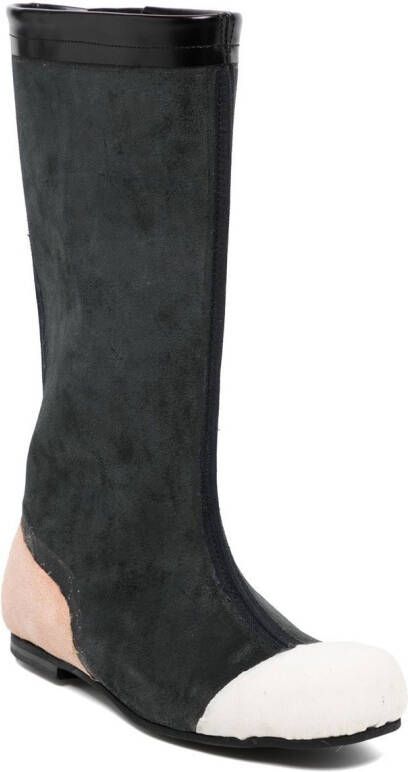 Comme Des Garçons colour-block boots Black