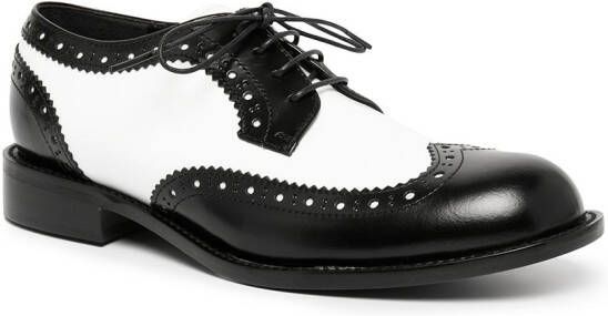 Comme Des Garçons Comme Des Garçons perforated-detail lace-up brogues Black
