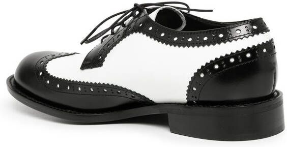Comme Des Garçons Comme Des Garçons perforated-detail lace-up brogues Black