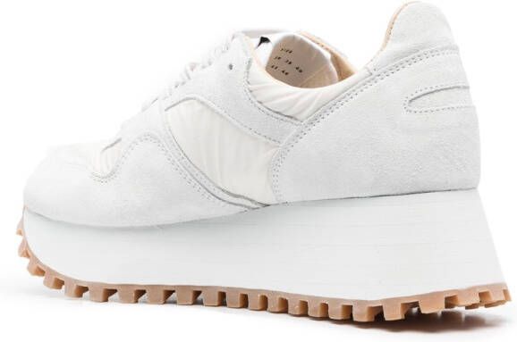 Comme Des Garçons Comme Des Garçons x Spalwart platform panelled sneakers White