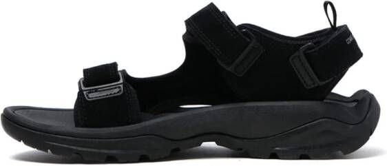 Comme des Garçons Homme logo-print touch-strap sandals Black