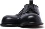 Comme des Garçons Homme Plus asymmetric leather Derby shoes Black - Thumbnail 4