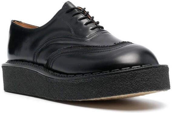 Comme des Garçons Homme Plus leather oxford shoes Black