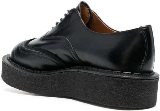 Comme des Garçons Homme Plus leather oxford shoes Black