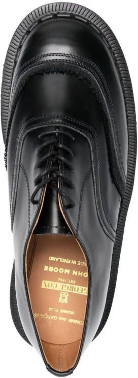 Comme des Garçons Homme Plus leather oxford shoes Black