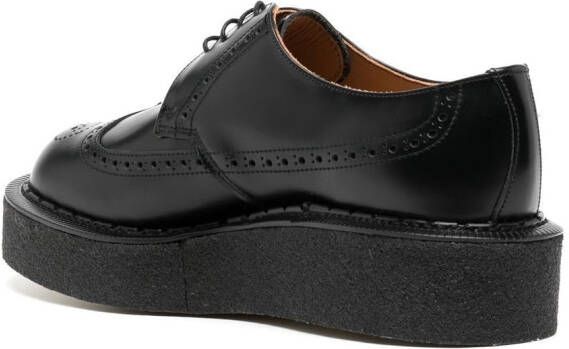 Comme des Garçons Homme Plus leather platform derby shoes Black