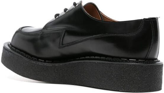 Comme des Garçons Homme Plus leather platform derby shoes Black