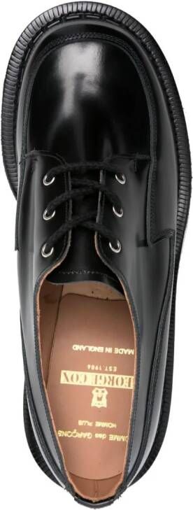 Comme des Garçons Homme Plus leather platform derby shoes Black