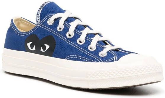 Comme Des Garçons Play x Converse low-top lace-up sneakers Blue