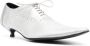 Comme Des Garçons metallic-effect lace-up oxford shoes Silver - Thumbnail 2