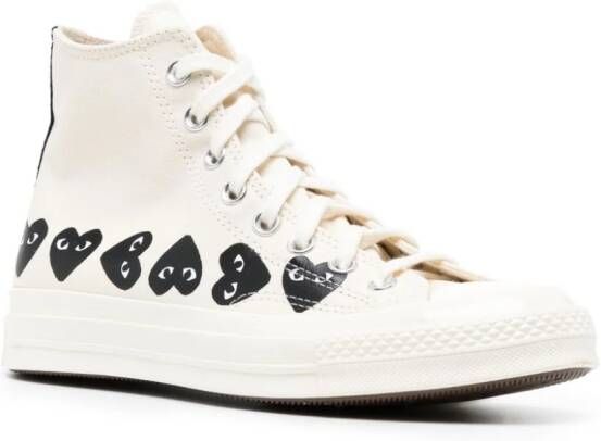 Comme Des Garçons Play x Converse Chuck 70 high-top sneakers Neutrals