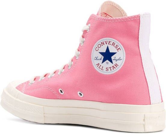 Comme Des Garçons Play x Converse Chuck 70 high-top sneakers Pink