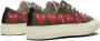 Comme Des Garçons Play x Converse Chuck 70 "Multi Hearts" sneakers Green - Thumbnail 3