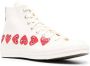 Comme Des Garçons Play x Converse Chuck 70 Hi "Multi Hearts White" sneakers Neutrals - Thumbnail 2