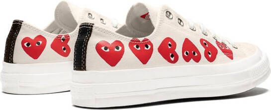 Comme Des Garçons Play x Converse Chuck 70 Ox "Multi Hearts White" sneakers
