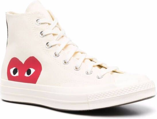 Comme Des Garçons Play x Converse x Converse Chuck 70 "White" sneakers Neutrals