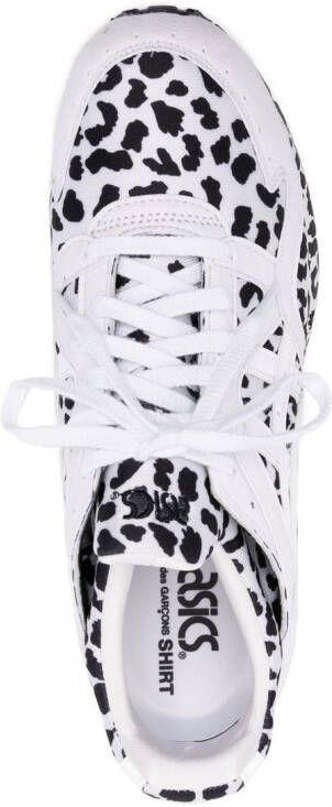 Comme Des Garçons Shirt leopard-print panel sneakers White