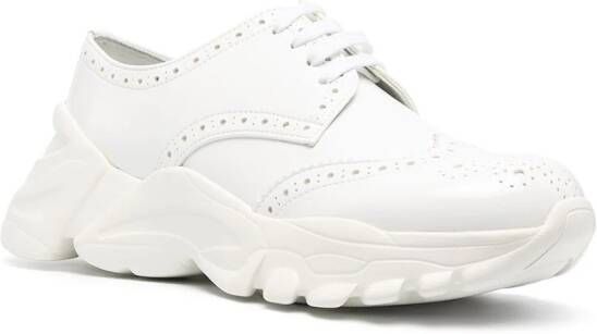 Comme des Garçons TAO brogue trim sneakers White