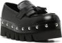 Comme des Garçons TAO stud-embellished leather loafer shoes Black - Thumbnail 2
