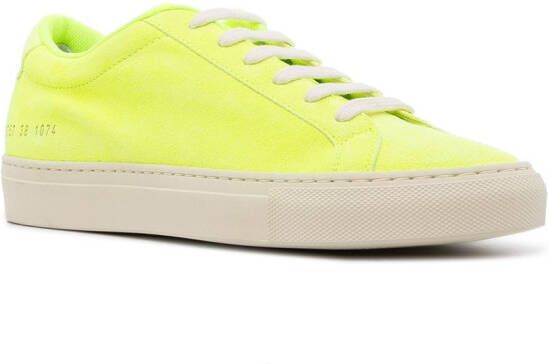 Common Projects Achilles fluorescent trainers Yellow