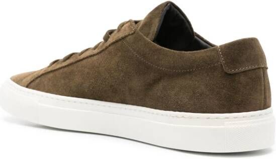 Common Projects Achilles suede low-top sneakers Green