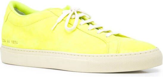 Common Projects Achilles suede sneakers Yellow