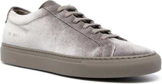 Common Projects Achilles velvet sneakers Grey
