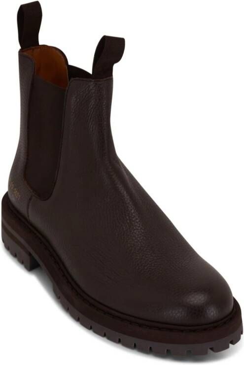 Common Projects ankle leather boots Brown
