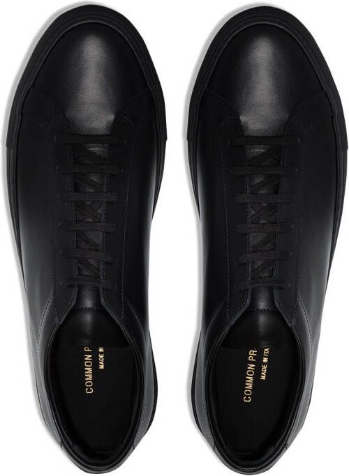 Common Projects black Achilles leather low-top sneakers