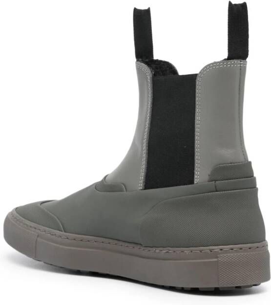 Common Projects Chelsea two-tone ankle boots Green