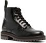 Common Projects Combat leather ankle boots Black - Thumbnail 2
