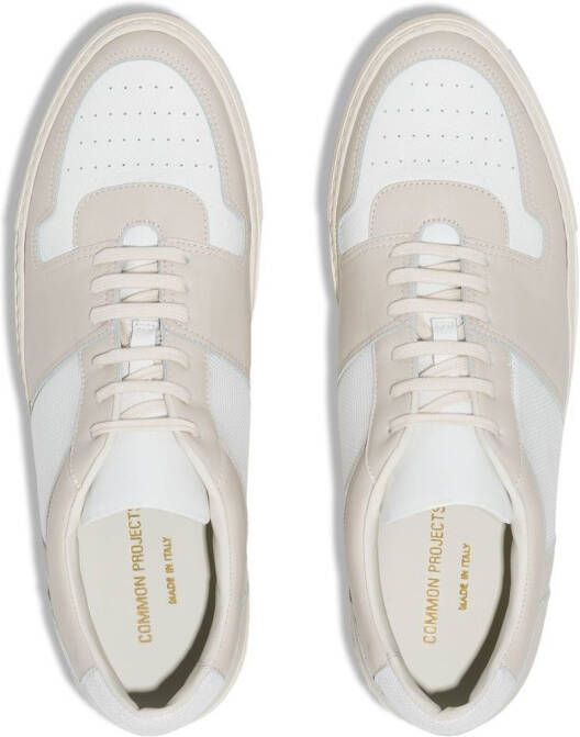 Common Projects Decades low-top panelled sneakers White