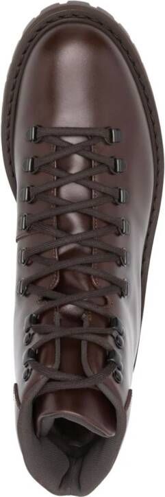 Common Projects lace-up leather ankle boots Brown