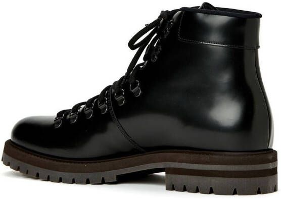 Common Projects lace-up leather boots Black