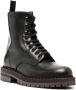 Common Projects lace-up leather combat boots Black - Thumbnail 2
