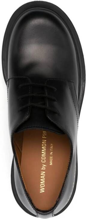 Common Projects lace-up leather oxford shoes Black
