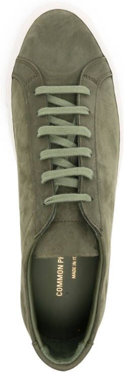 Common Projects lace-up sneakers Green