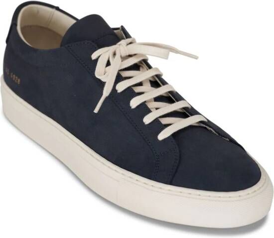 Common Projects leather lace-up sneakers Blue
