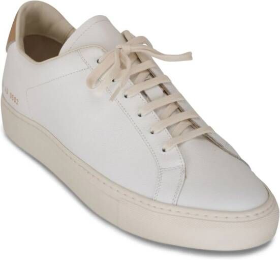 Common Projects leather lace-up sneakers White