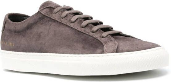 Common Projects leather-lining suede sneakers Grey