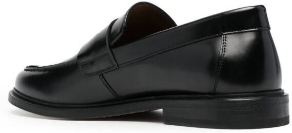Common Projects leather penny loafers Black