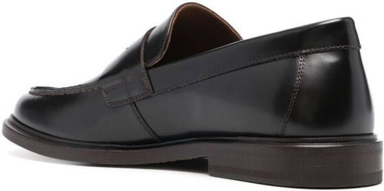 Common Projects leather penny loafers Brown