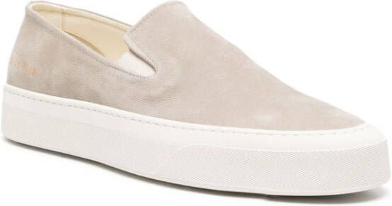 Common Projects leather slip-on sneakers Grey
