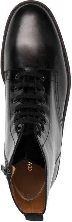 Common Projects number-motif combat boots Brown