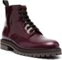 Common Projects number-motif combat boots Red - Thumbnail 2