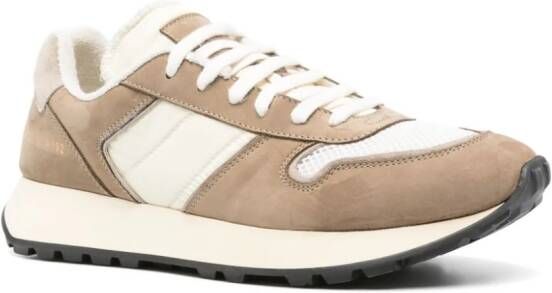 Common Projects panelled suede sneakers Neutrals
