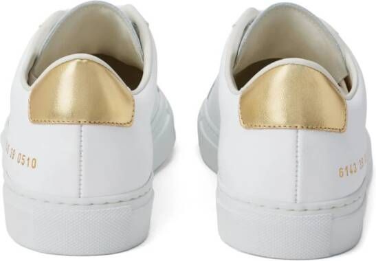 Common Projects Retro leather sneakers White
