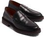 Common Projects stamp-detail leather penny loafers Brown - Thumbnail 5