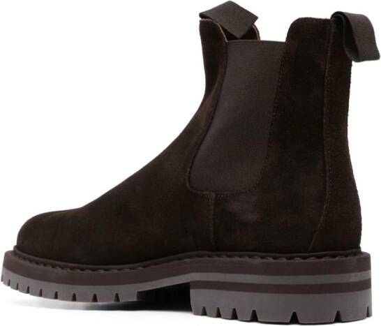 Common Projects suede Chelsea boots Brown