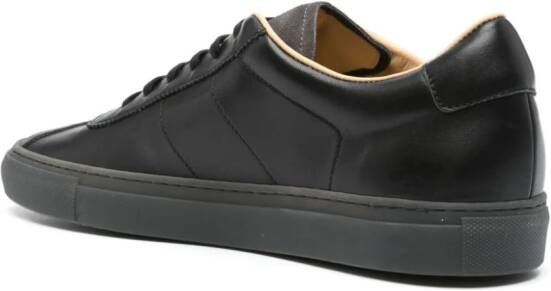Common Projects suede-panel leather sneakers Black